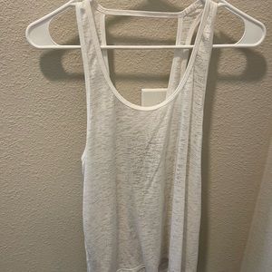 Lululemon white veil tank size 6